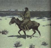 Frederic Remington The Luckless Hunter (mk43) oil painting on canvas